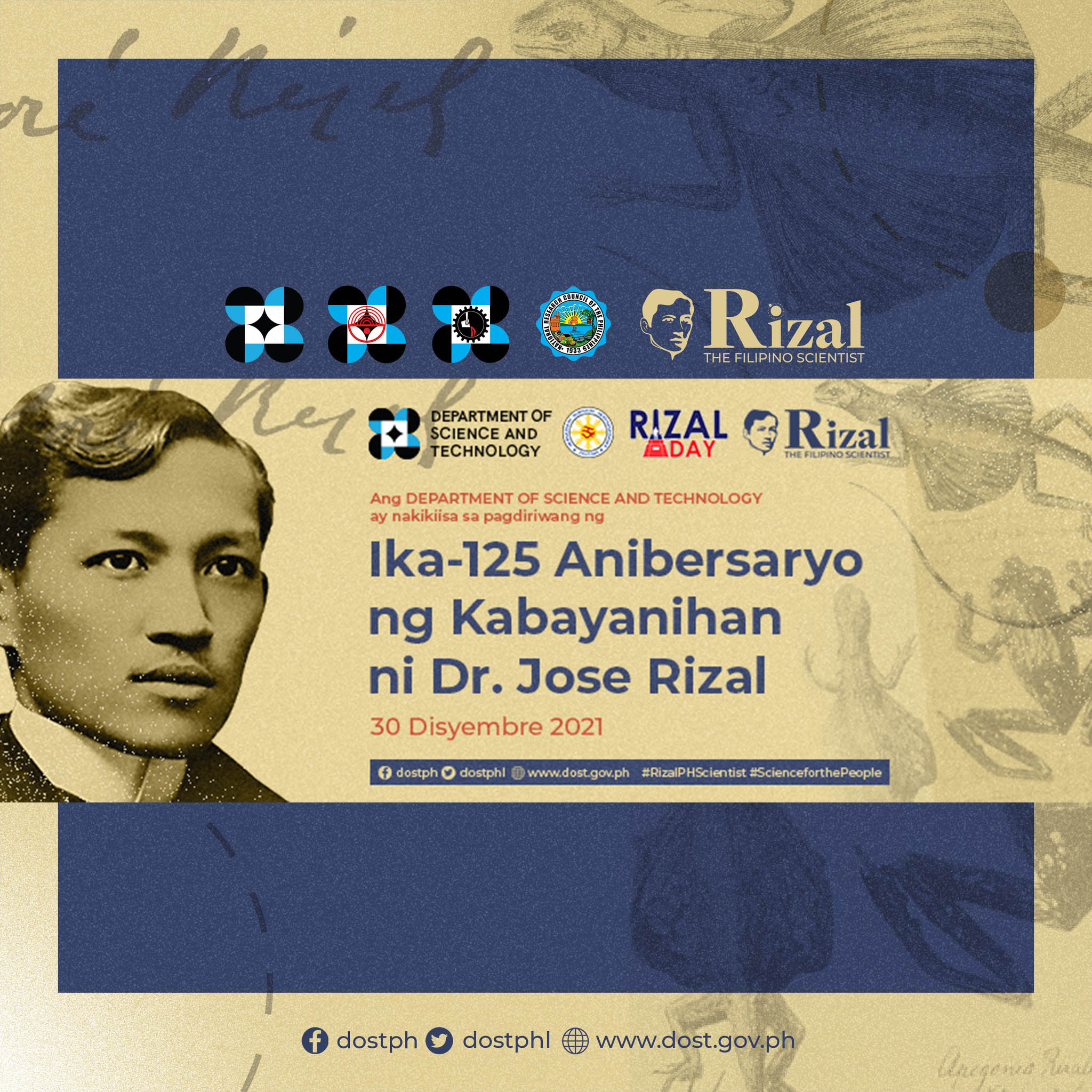 DOST kicks off “Rizal, the Filipino Scientist” webinar series in commemoration of his 125th year of martyrdom image