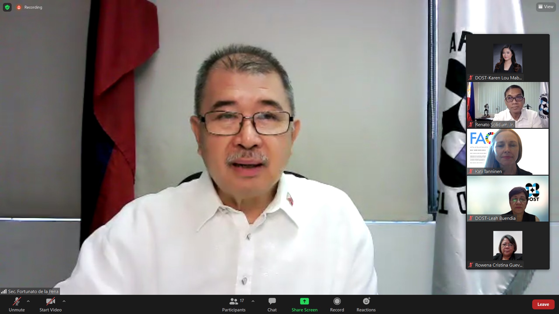 DOST welcomes new FAO Country Representative in PH, discusses future collaborations image