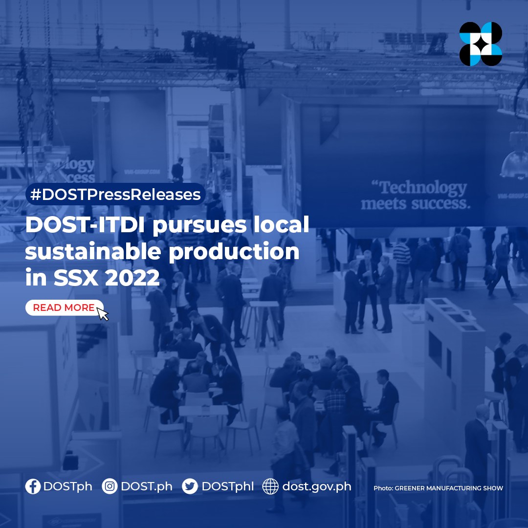 DOST-ITDI pursues local sustainable production in SSX 2022 image