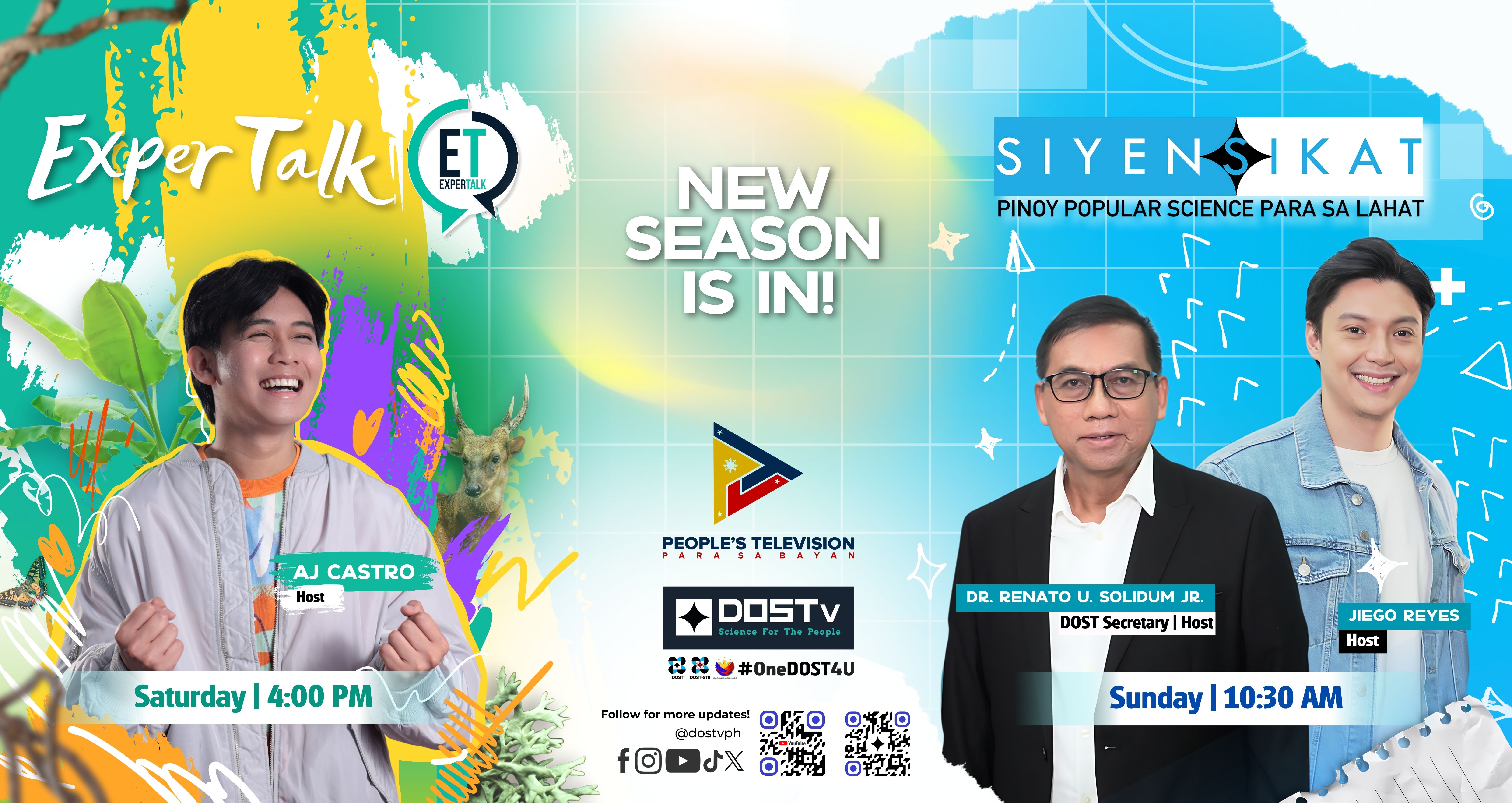 Science, Stories, and Solutions: Exploring Filipino Innovations in the New Seasons of SiyenSikat and ExperTalk image